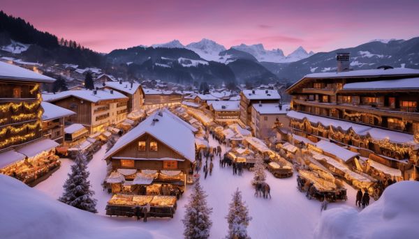Vivre des expériences féériques dans les marchés de Noël en Haute-Savoie